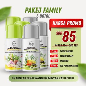 Minyak Aroma - Pakej Family